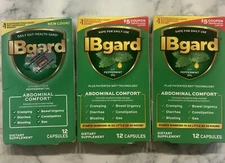 3-IBgard Daily ABDOMINAL COMFORT with Peppermint Oil 12 Capsules EXP: 06/2025