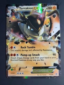 Terrakion EX (71/124) [Black & White: Dragons Exalted] Holo Pokémon TCG Card
