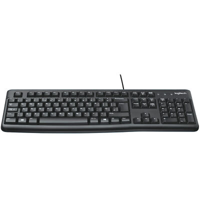 Logitech Keyboard K120, Tastatur, schwarz