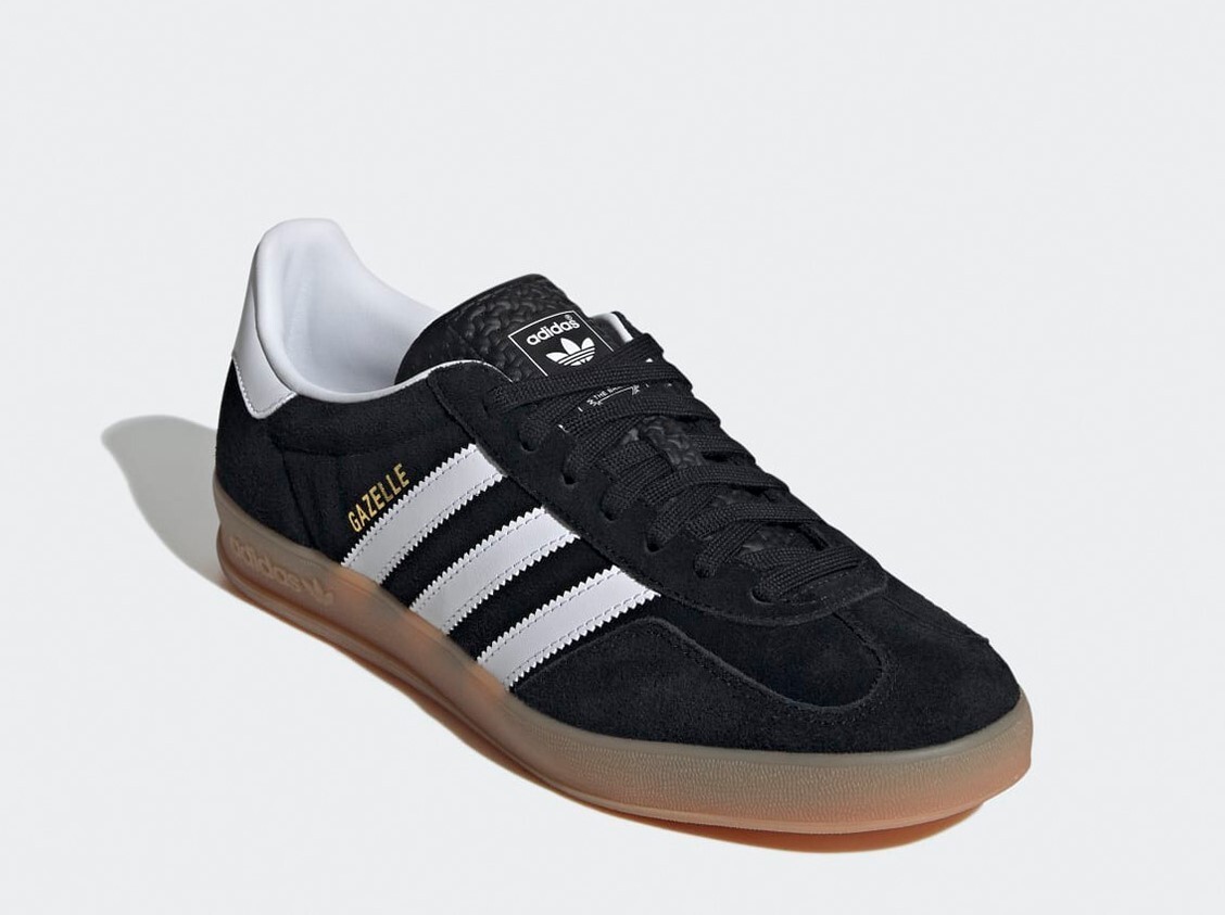 adidas Originals Gazelle Indoor GUM MEN'S SHOES JI2060 black | eBay