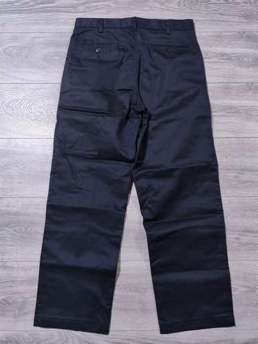 Lands End Pants Adult 31 x 28 Black Chino Work Uniform Bottoms Mens - Picture 7 of 7