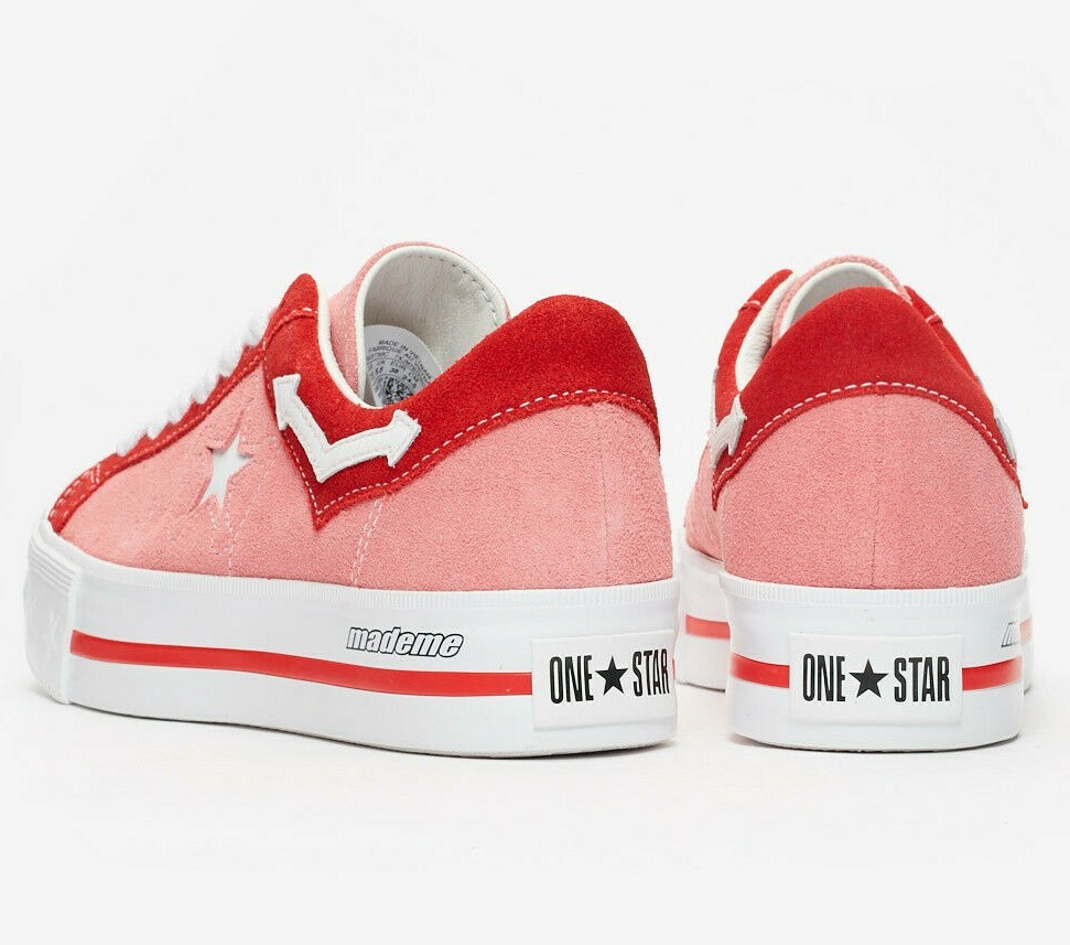 converse one star platform pink