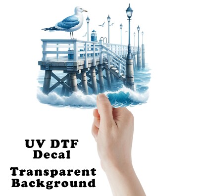 Boardwalk UV DTF Transparent Sticker / Decal