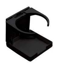 Invincible Marine Fold-Up Adjustable Drink Holder BLACK