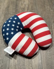 Airplane U Shaped Travel Neck Pillow Head Sleep Support Cushion American Flag