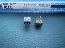 10X 1825057-1 TE Connectivity ALCO SPST 2 Position DIP Slide Switch 24VDC 100mA