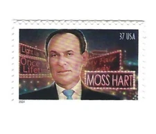 STAMP US SCOTT 3882 "Moss Hart, Playwright" 37 CENT 2004 MNH