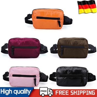 Women Cotton Padded Waist Pouch Multifunctional Simple Female Daily Outgoing Bag