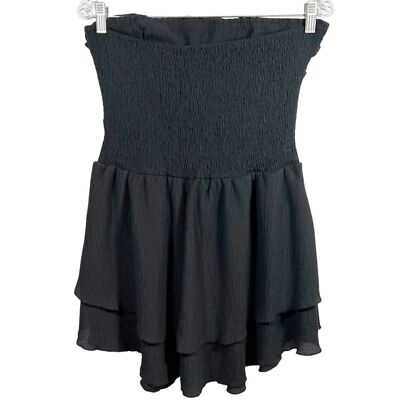 cider solid ruffle corset mini dress Cider | Dresses | Cider Solid Ruffle Corset Mini Dress Size S