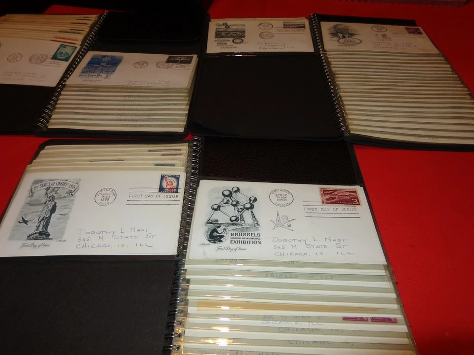 LIQUIDATION 140 ANTIQUE FIRST DAY COVERS 1951 - 1963 UNIQUE SET GREAT DEAL # 410 - Image 3 of 4