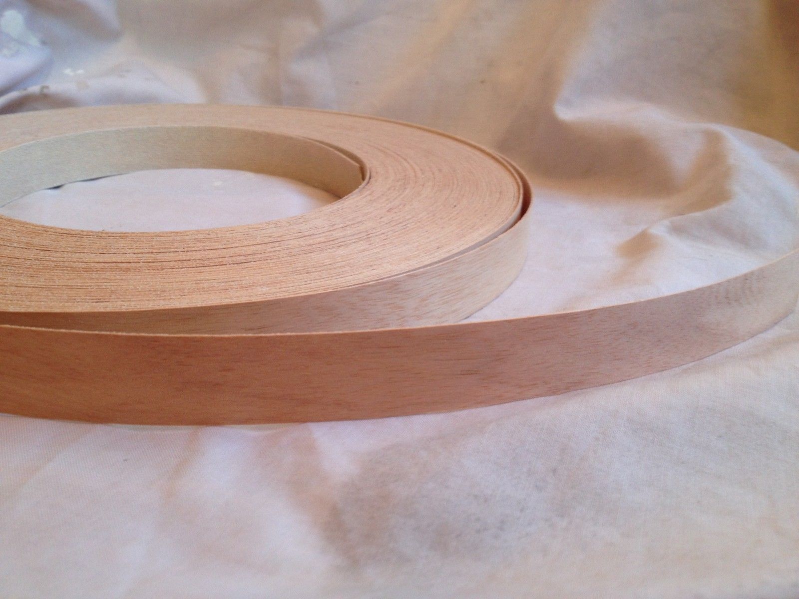 Pre Glued Edging Tape Real Iron on Wood Veneer Edge Banding 22mm 30mm
