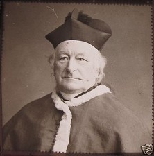 Glas Magische Laterne Dia UNIDENTIFIZIERT KATHOLISCH KARDINAL NR1 UM 1900 FOTO