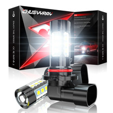9006 6000K White LED Fog Light Bulbs For Dodge RAM 1500 2500 3500 2010 2011 2012