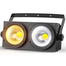 Par Light COB LED DMX Cool  Warm White Stage Performance Face Wedding Lighting