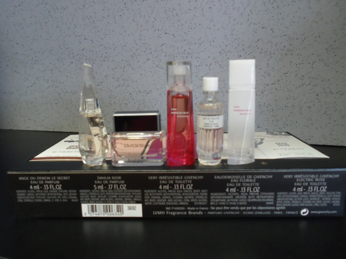 Givenchy Les Creations 5 pcs Mini SET Dahlia Noir , Very
