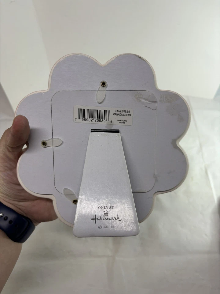 Sello "Sweet Bloom" Rosa Verde Flor Marco Floral Cerámica Bebé Niña Foto 2 de 4