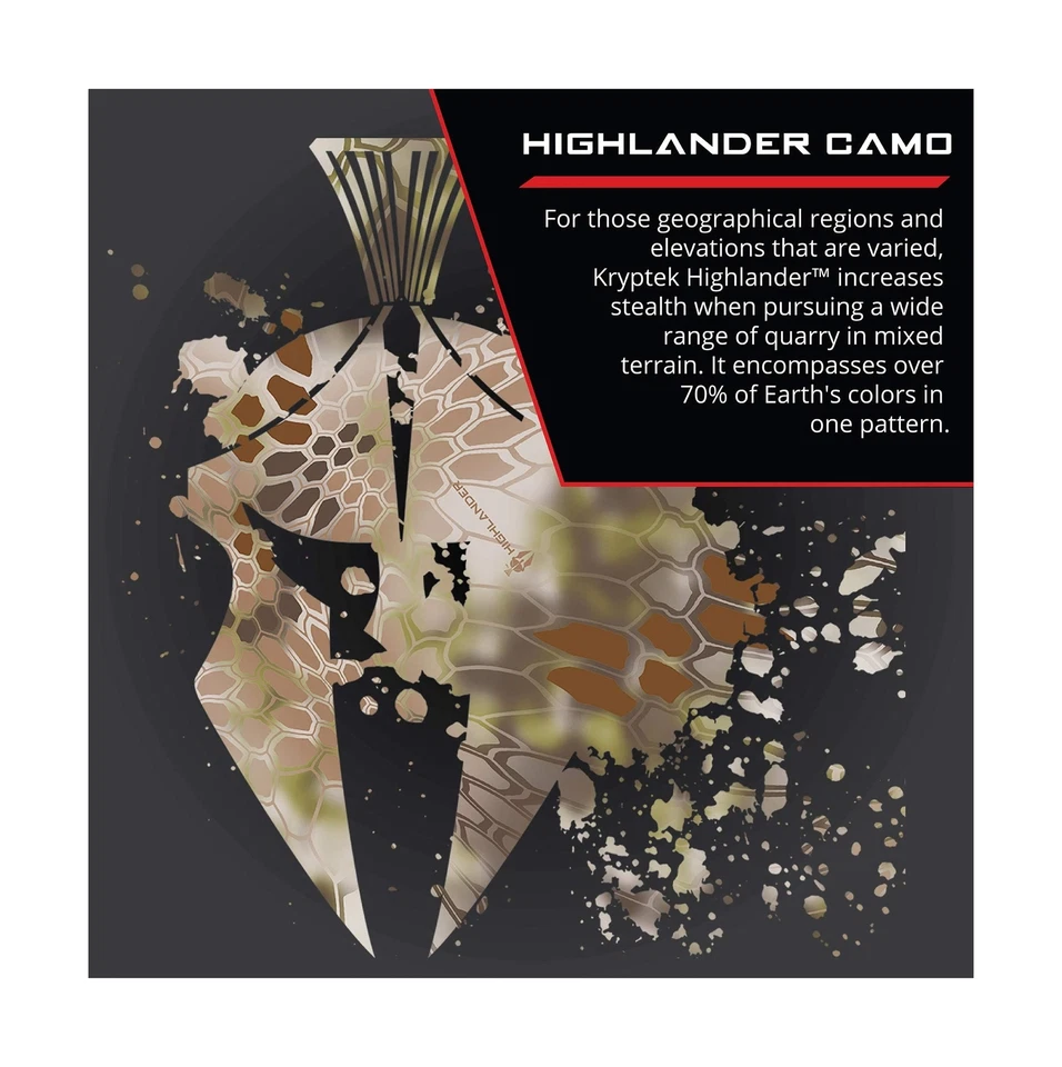 Kryptek Men's Valhalla, Multi Season Performance Camo Hunting Pant Highlander - Image 4 of 4