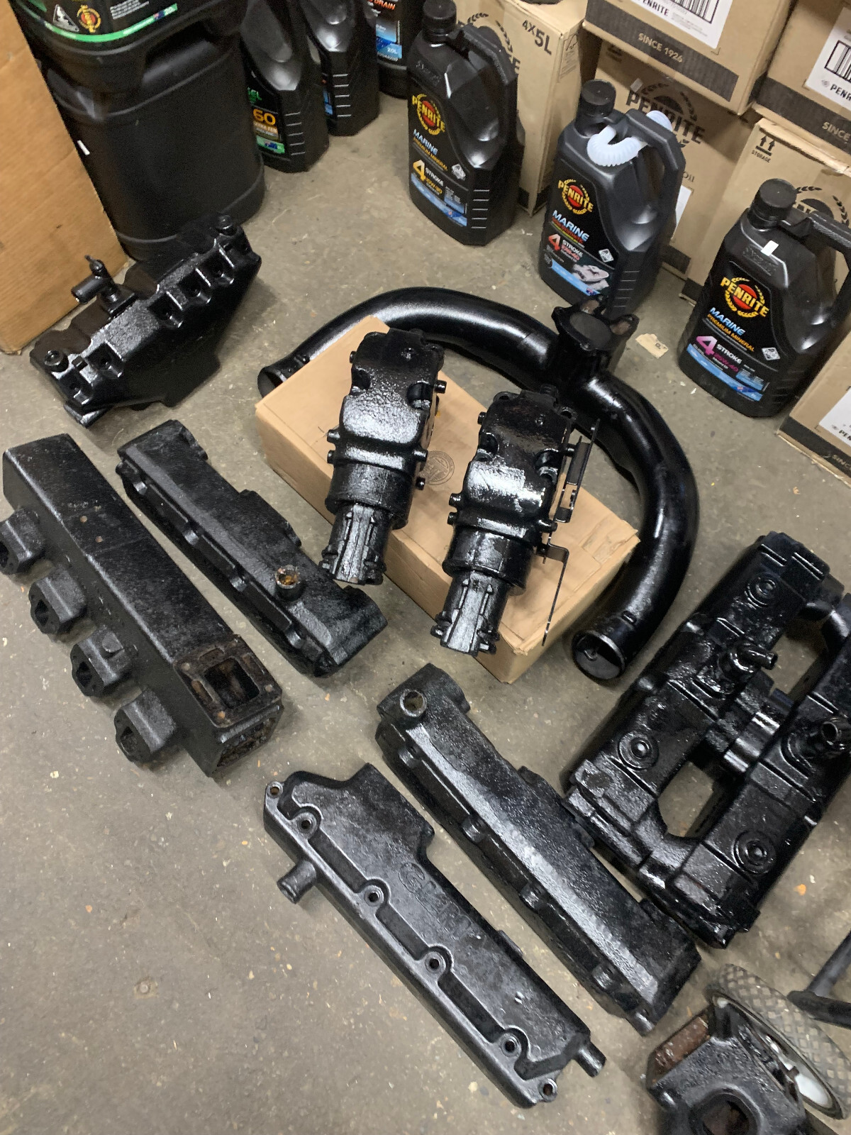 MARINE Engine Exhaust Manifolds, Risers, Spacers, Heat Exc, HUGE RANGE