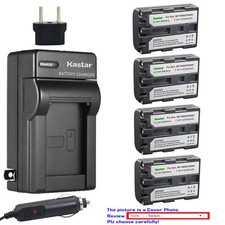 Kastar Battery AC Travel USB Charger for Sony NP-FM50 Sony MVC-CD350 MVC-CD400