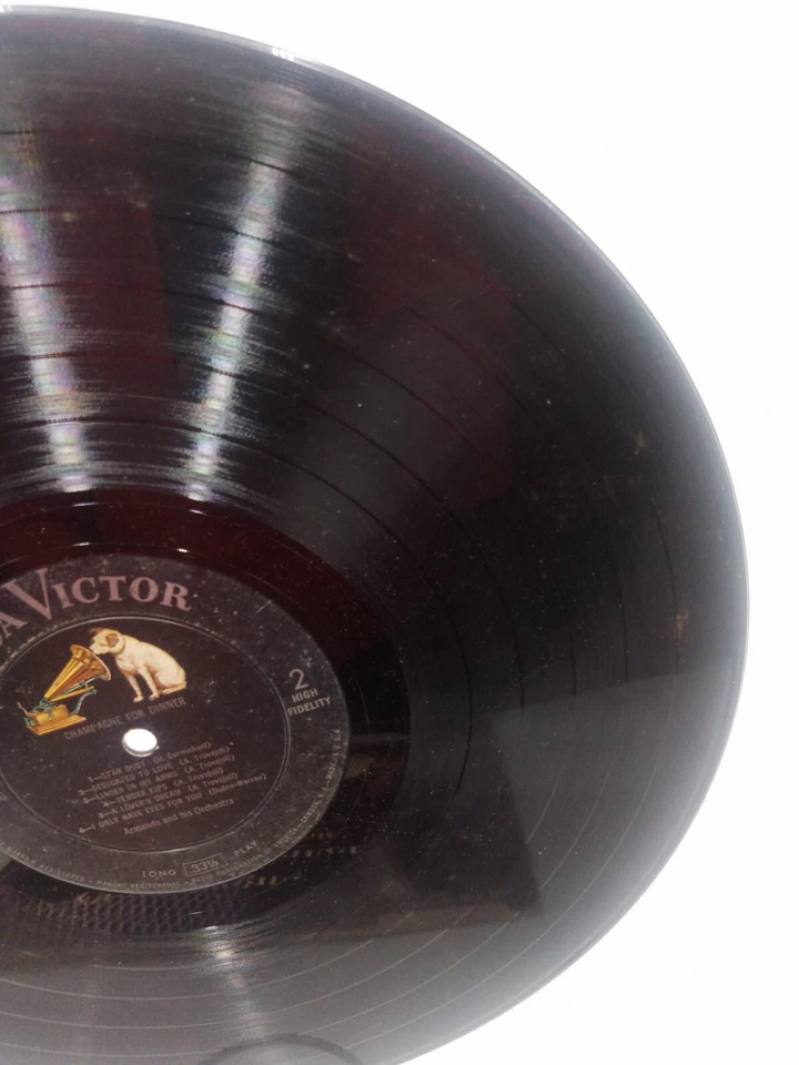 BOXDG39 Armando And His Orchestra - Champagne For Dinner LP, Album, Mono RCA - Image 3 of 4