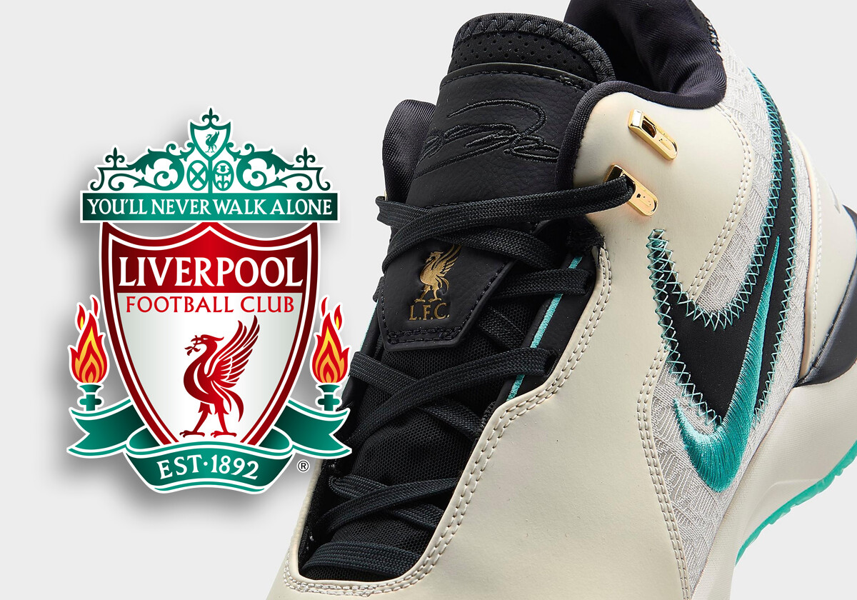 Мужские кроссовки Nike LeBron NXXT Gen AMPD Liverpool FC Orewood Brown Washed Teal FJ1566-101