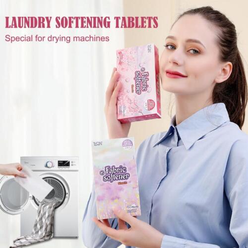 Fabric Softener Sheet For Dryers Reduce Static Absorption Fragrance. N1A7 - Zdjęcie 1 z 10