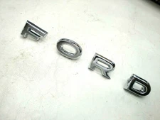 1962 1963 62 63 FORD FALCON CHROME  F O R D   LETTERS ON HOOD  NEW *