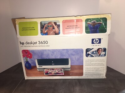  HP Deskjet 3650 Color Inkjet Printer- Open Box