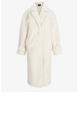 Express Faux Shearling Button Front Coat Size S New