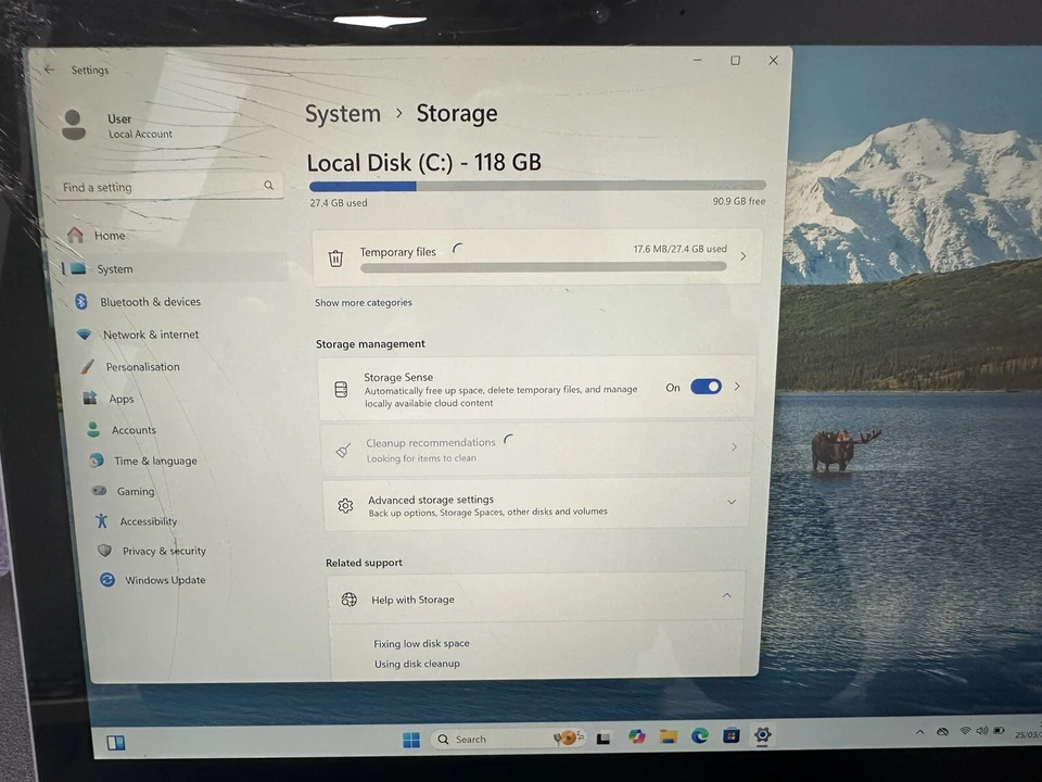 Microsoft Surface Pro 5 12.3" i5-7300U 4GB RAM 128GB Windows 11 pro CRACKED LCD - Image 2 of 4