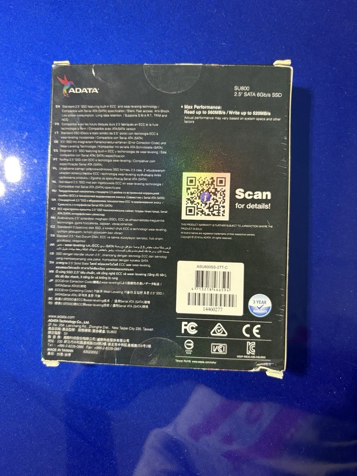 Adata SU800 Ultimate SSD 2.5” 2 TB - Image 2 of 2