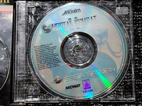 Mortal Kombat II 2 Sega Saturn - Game Disc and manual ONLY w/ Registration card