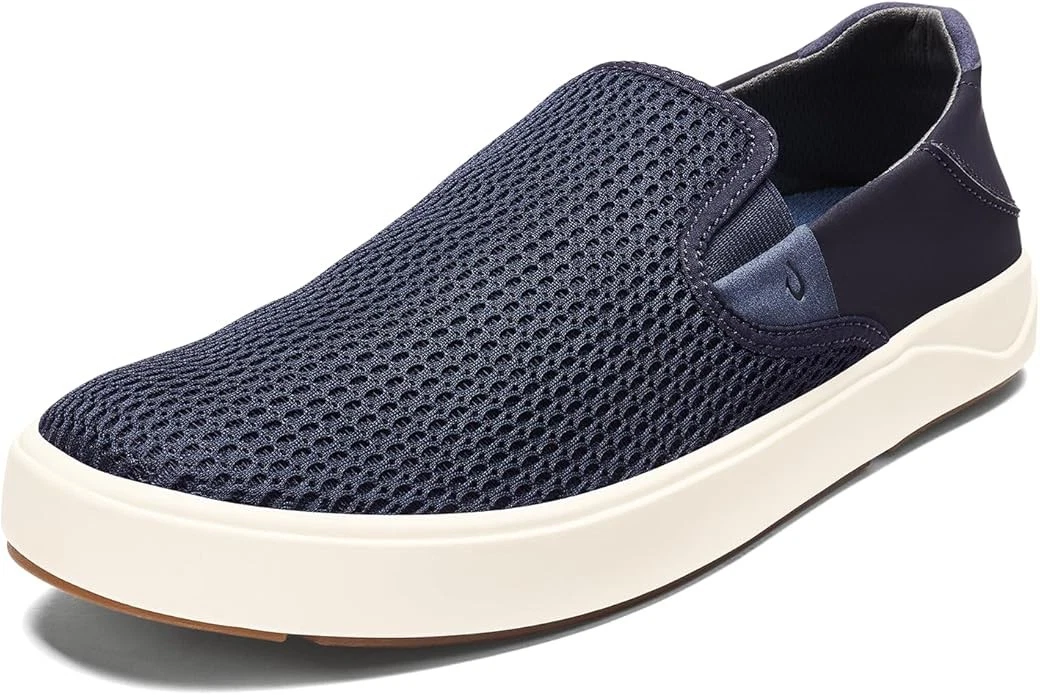 OLUKAI Lae'ahi Men's Pavement Slip On Sneakers 10443-TFTF Depth/Blue Depth