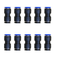 3/8" OD X 10Mm OD Pneumatic Quick Connector Push to Connect Fittings Straight Re