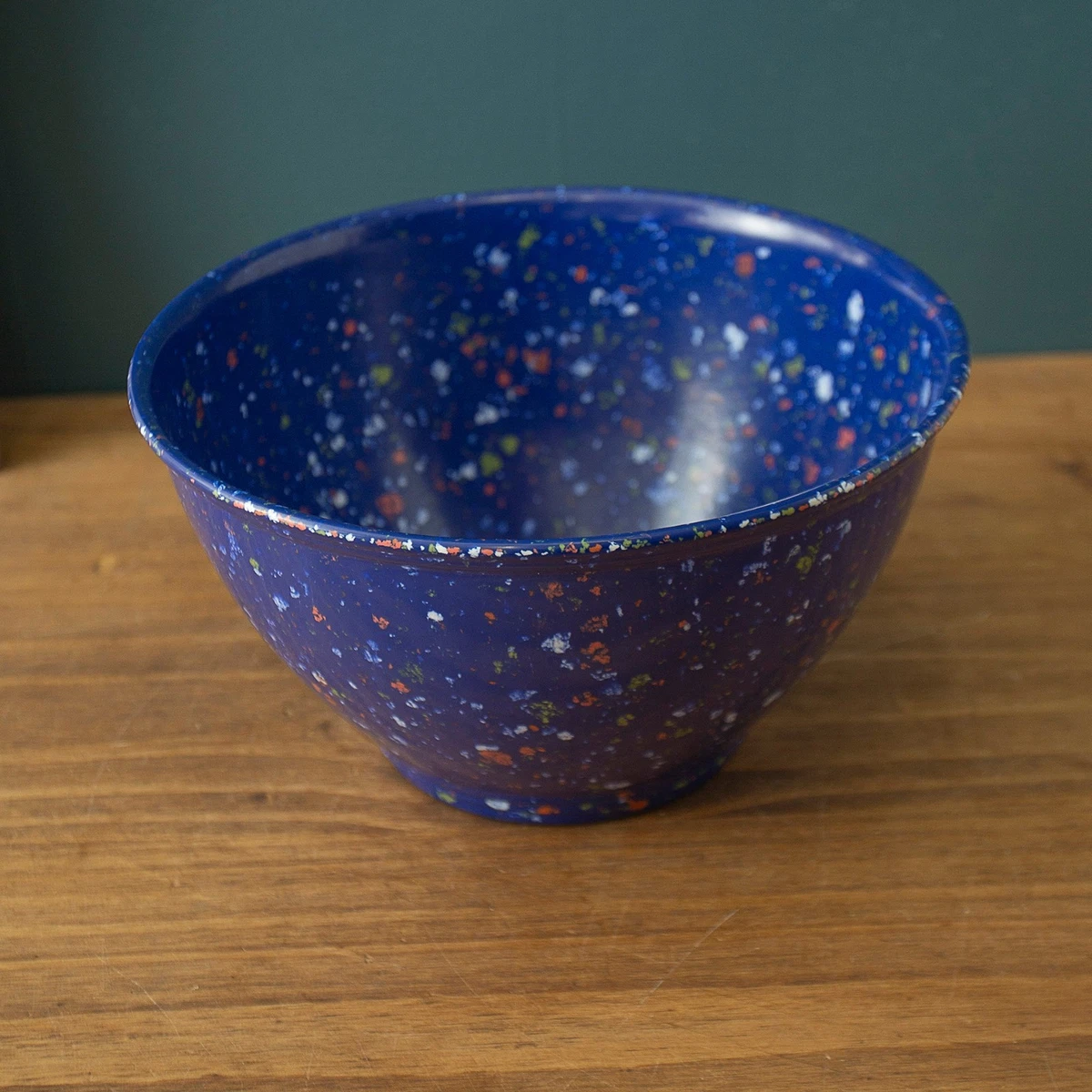 Assiettes plates en grès bleue 27 cm pas cher