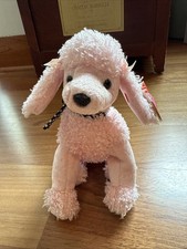 TY Beanie Baby BRIGITTE Pink Poodle Dog April 20, 2000