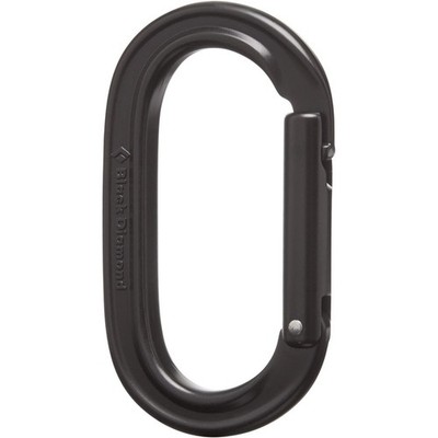 Black Diamond - Oval Keylock Karabiner schwarz Ovalkarabiner Schnapper Klettern