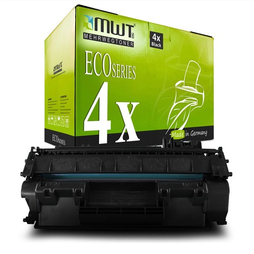 4x MWT ECO Patrone BLACK Für HP Color LaserJet 5500-DN 5500-N