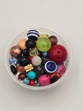 Vintage Modern Plastic Beads 2oz Container COPY