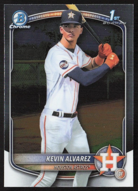 2025 Bowman Chrome Prospects Kevin Alvarez #BCP-227 GS1-7