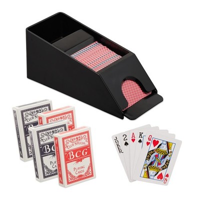 Kartenschlitten Kartenspender Kartendealer Blackjack Schuh 0,5 kg Kunststoff