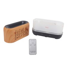 EU Plug 200ml Flame Diffuser Humidifier Portable Noiseless Diffuser Wi NEW