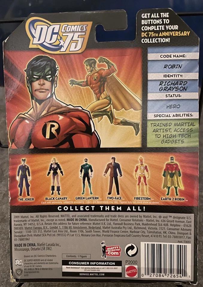 Earth 2 Robin MOC DC Universe 75 年超级力量无限英雄美泰 09 — 第 2/2 张图片