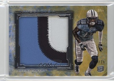 2013 Topps Inception Rookie Jumbo Relics Yellow /25 Justin Hunter #RJR-JH 6o3