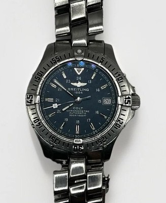 Breitling Colt Ocean A17350 Automatic 41mm Blue Dial Men s Watch - Authenticated
