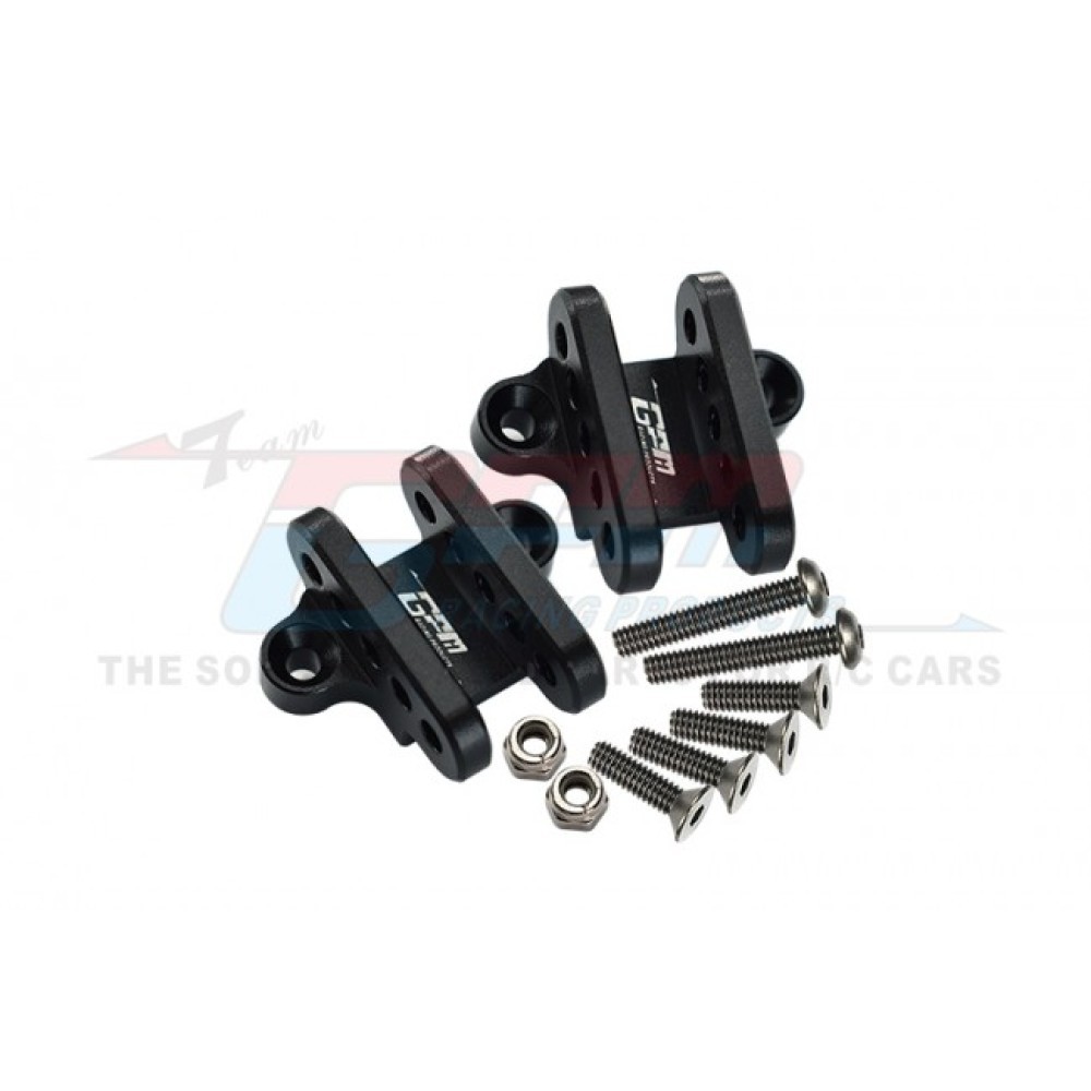 GPM-LMT030F/R-BK Aluminum Front/Rear Lower Shock Mount For Team Losi 1/8 LMT