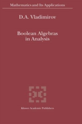 Vladimirov - Boolean Algebras in Analysis - New hardback or cased book - X555z