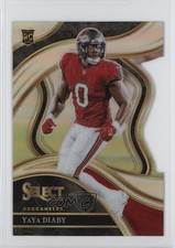 2023 Panini Select Club Level Silver Prizm Die-Cut YaYa Diaby #204 1fa4