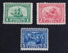 CKStamps: US Stamps Collection Scott#548-550 Mint H OG #550 Tiny Thin