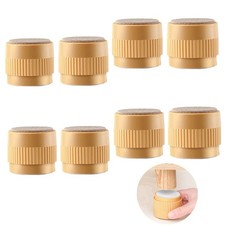 8 Pack Adjustable Round Furniture Risers 2 inch, Self-Adhesive Bed Riser Heav...